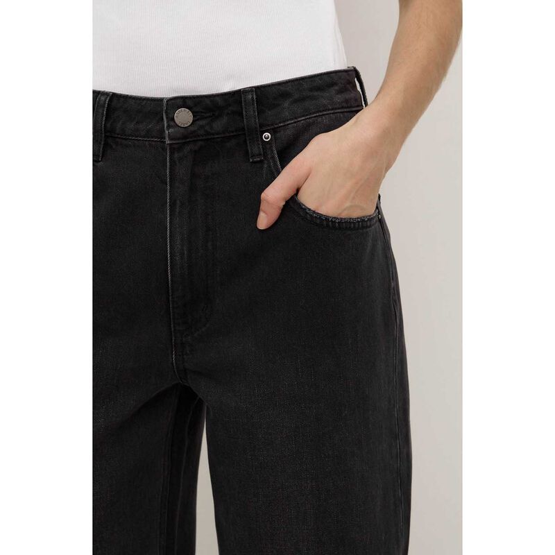 Assembly Label Low Curve Mid Rise Jean Faded Black image number 2